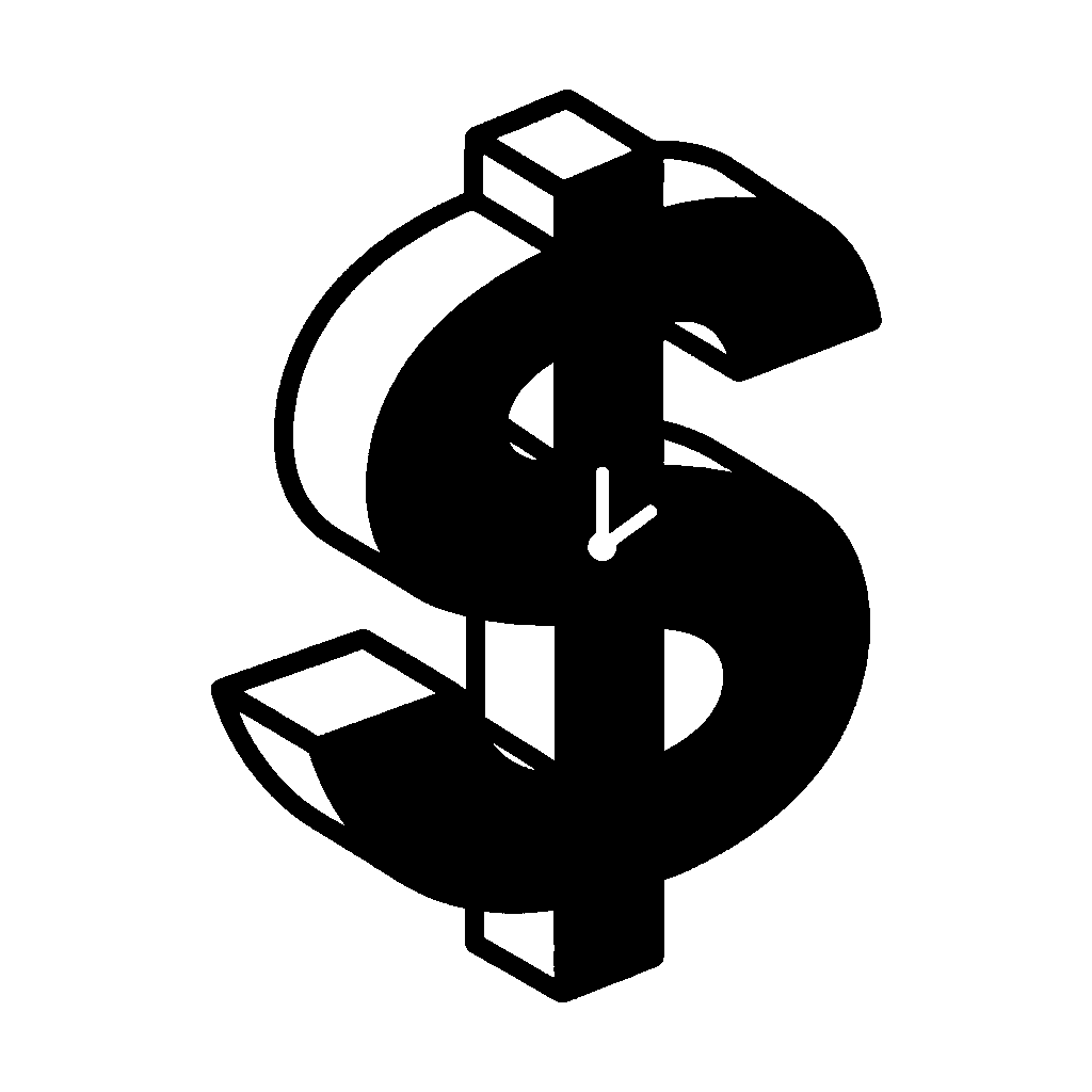 time is money. app icon